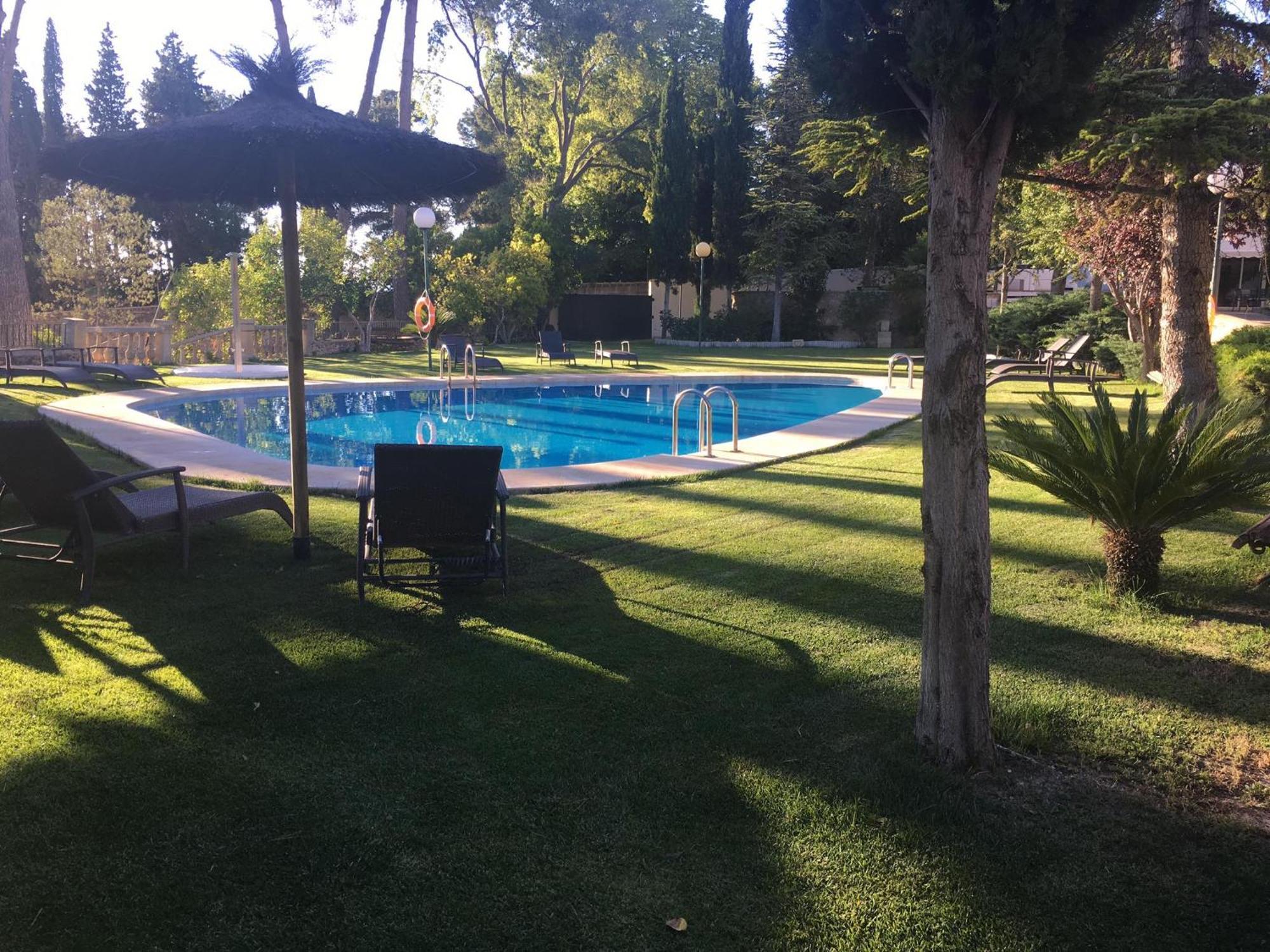 Hotel Villa De Biar Shc Bagian luar foto